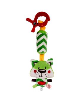 Canpol Babies Baby Toy Jungle Pals Soft Hanging with Chime Tone Green 68/043