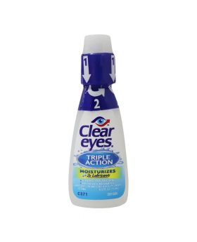 Clear Eyes Triple Action Reliever Eye Drops 15 mL