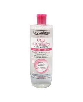 Evoluderm Micellar Water For Dry and Sensitive Skin 500 mL 1524