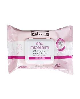 Evoluderm Micellar Water Cleansing Wipes 25's 16279