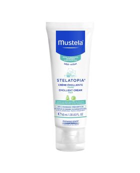 Mustela Baby Stelatopia Emollient Face Cream For Atopic Prone Skin, Fragrance-Free 40ml