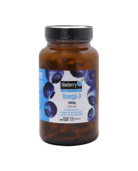 Blueberry Naturals Omega 3 1000 mg Softgel 100's