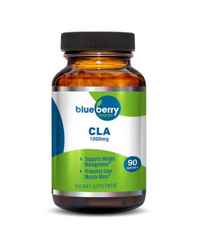 Blueberry Naturals CLA 1000mg Softgels For Weight Management, Pack of 90's