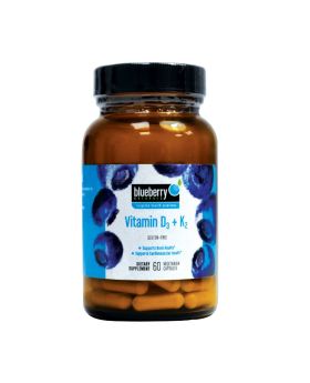 Blueberry Naturals Vitamin D3 + K2 Capsule 60's