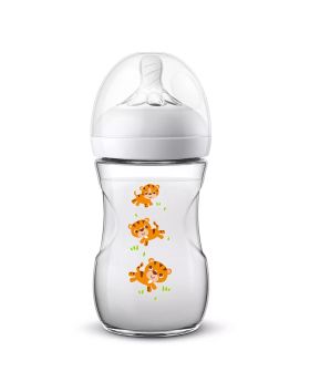 Philips Avent Natural 2.0 Baby Feeding Bottle Tiger 260ml Pack of 1's - SCF070/20