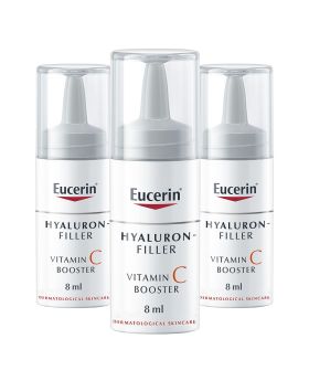 Eucerin Hyaluron-Filler Vitamin C Anti-Aging Booster Serum 8ml, Pack of 3's