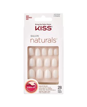 Kiss Salon Acrylic Natural Nails, KSN05C, Pack of 28's