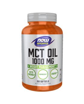 Now Sports MCT Oil 1000mg Softgel For Weight Management, Pack of 150's