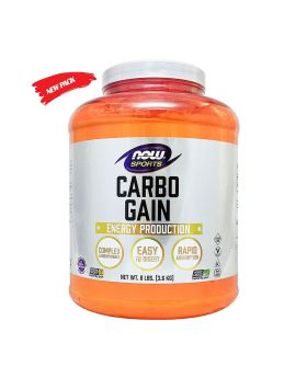 Now Carbo Gain Unflavored Powder 8 Lb