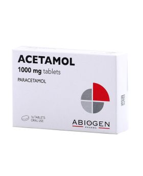 Acetamol 1000 mg Tablets 16's