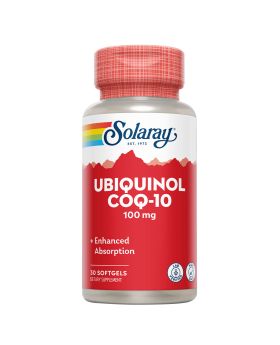 Solaray Ubiquinol CoQ-10 100 mg Softgel 30's