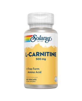 Solaray L-Carnitine 500 mg Veg Capsules 60's
