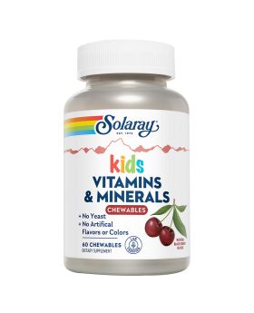 Solaray Kids Vitamins & Minerals Chewables, Pack of 60's