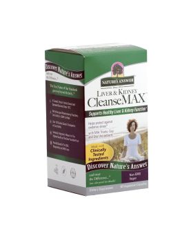 Nature's Answer Liver & Kidney Cleanse Max Vegetarian Capsules, Pack of 60's