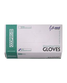 Lyfemed Latex Examination Gloves Powder Free Large 100's