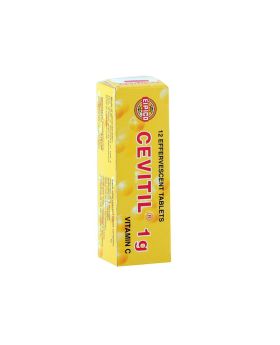 Cevitil 1g Vitamin C Effervescent Tablet 12's