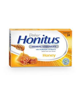 Dabur Honitus Herbal Lozenges Honey 24's