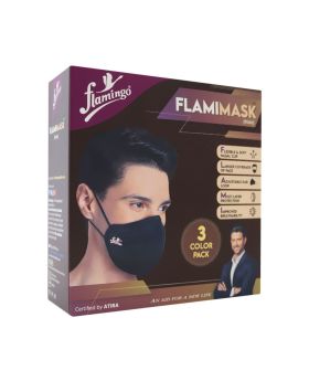 Flamingo FlamiMask Reusable & Washable Face Mask Male 3's