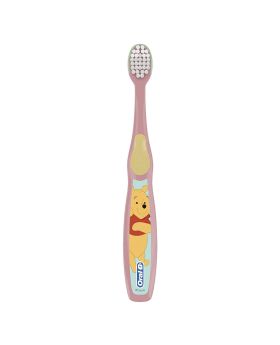 Oral-B Baby Manual Toothbrush Winnie The Pooh, For 0-2 Years Kids, Assorted Color, Pack of 1's