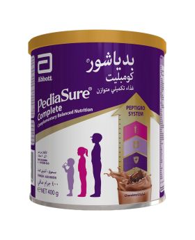 PediaSure Complete Peptrigro Growing Up Children's Milk Formula For 1 To 10 Years Milk Chocolate Flavour 400g