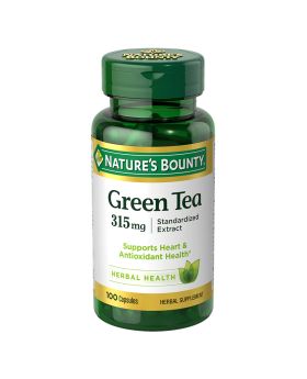 Nature's Bounty Green Tea 315 mg Standardized Extract Capsules 100's