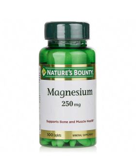 Nature's Bounty Magnesium 250 mgCaplets 100's