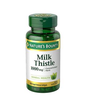 Nature's Bounty Milk Thistle 1000 mg Softgels 50's