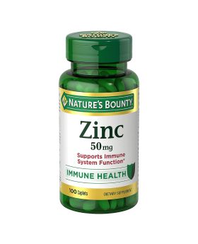 Nature's Bounty Zinc 50 mg Caplet 100's