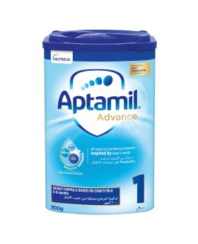 Aptamil Advance 1 Next Generation Infant Milk Formula For 0-6 Months Baby 900g