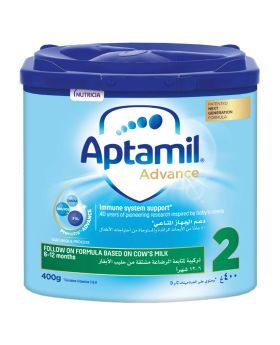Aptamil Advance 2 Next Generation Follow-On Milk Formula For 6-12 Months Baby 400g