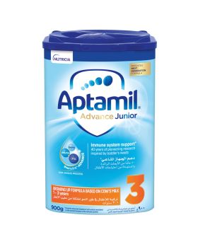 Aptamil Advance Junior 3 Next Generation Growing Up Milk Formula For 1-3 Year Toddler 900g