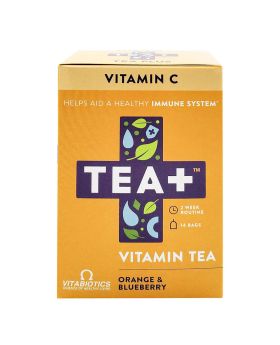 Vitabiotics Tea+ Vitamin C Vitamin Tea For Immune Support, Pack of 14's