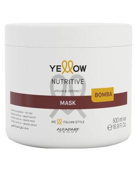 Alfaparf Yellow Nutritive Argan & Coconut Hair Nourishing Mask For Dry Hair 500ml