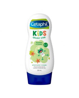 Cetaphil Kids Galaxy Star 2 In 1 Shampoo & Shower Gel 230 mL