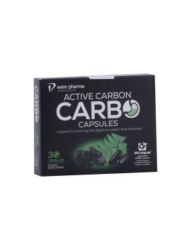 Exim Pharma Carbo Active Carbon 150mg Capsules 30's