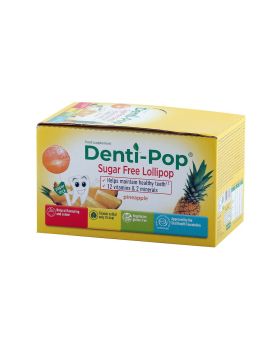 Denti-Pop Xylitol Sugar Free Lollipop Pineapple 40's