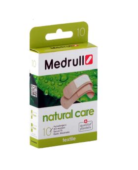 Medrull Natural Care Hypoallergenic Textile Plaster 10's