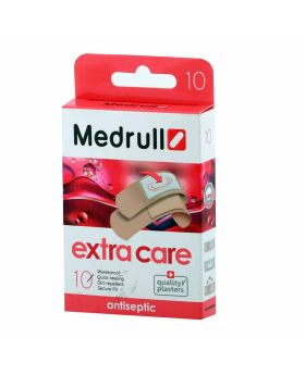 Medrull Extra Care Antiseptic Waterproof Plaster 10's