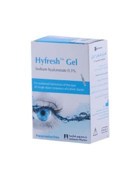 Hyfresh Gel 3mg/mL Sodium Hyaluronate Eye Gel 0.45 mL 20's