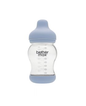 Brother Max PP Anti-Colic Feeding Bottle 3-6 Months Blue 240 mL 1's BM108B