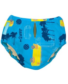 Charlie Banana 2-in-1 Reusable Swim Diaper Training Pants Malibu Large 888988