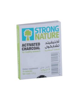 Strong Nature 250 mg Activated Charcoal Capsule 10's