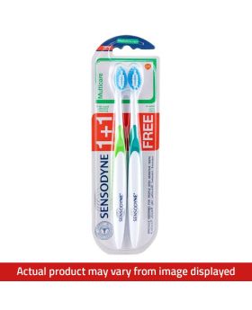 Sensodyne Multicare Medium Assorted Color Toothbrush (1+1 Free) 