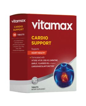 Vitamax Cardio Support Tablets For Heart Health Support, Pack of 30's