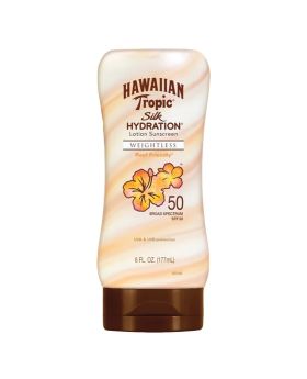 Hawaiian Tropic Silk Hydration Weightless Sunscreen Lotion SPF 50, 177 mL