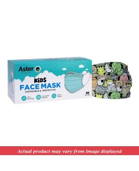 Aster Kids Disposable Face Mask 3PLY Assorted 50's