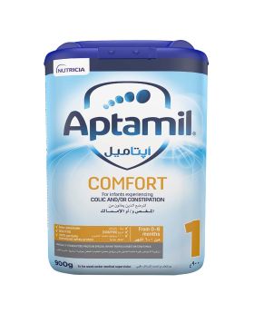 Aptamil Comfort 1 Milk Powder For Dietary Management Of Colic & Constipation In 0-6 Months Baby 900g