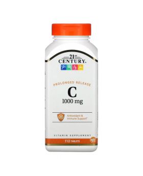 21st Century Vitamin C 1000 mg Prolonged Release Tablets 110's