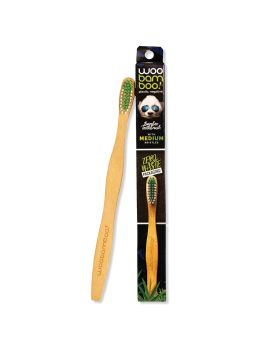 Woobamboo® Zero Waste Packaging Adult Bamboo Medium Toothbrush 1's