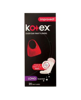 Kotex Everyday Pantyliners Scented Long 20's